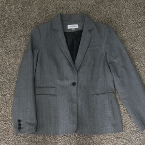 Calvin Klein Women's Gray Blazer